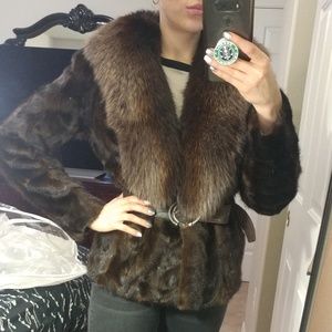 Fox fur jacket